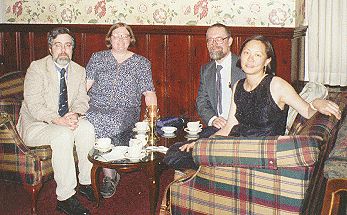 Jim and Laurie Mann, Brenda and Larry Clough at our 20th Anniversary Dinner