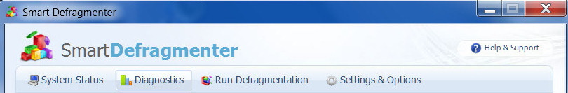 Smart Defragmenter Virus Window Top